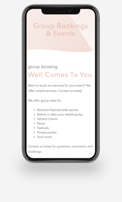 Mobile Website